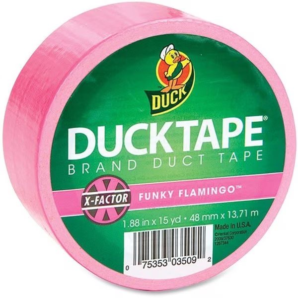 Duct Tape Pnk Xfct 15Yd, Duck Brand, Mfr#: 1265016